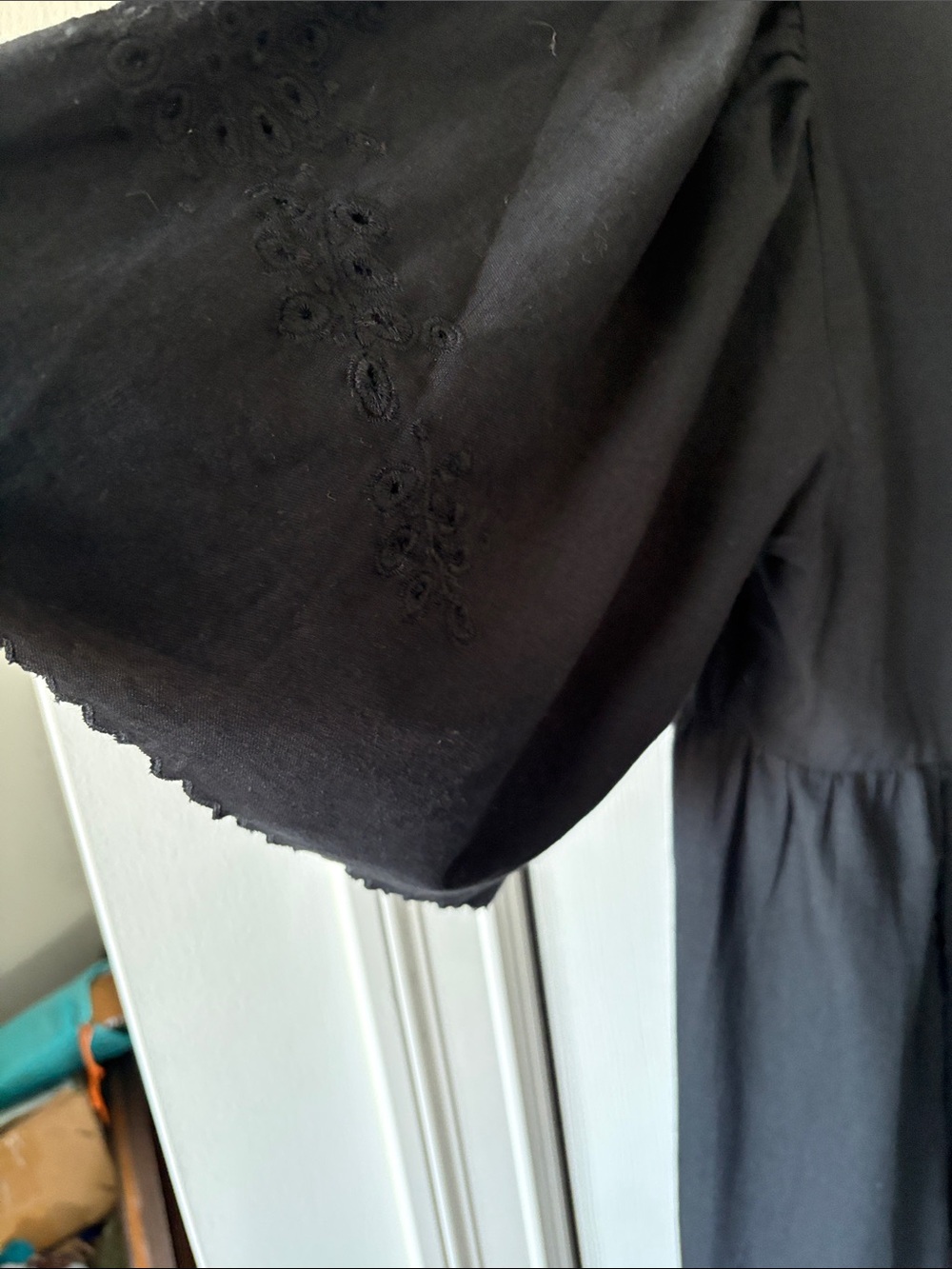 The Great Black Eyelet Maxi Dress - Picture 2 of 9